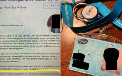 Whistleblower Exposes Internal Email Suggesting Pfizer Offered “Separate and Distinct” COVID-19 Vaccines to Employees